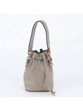 Fendi Mini Mon Tresor Leather Handbag Tote Gold